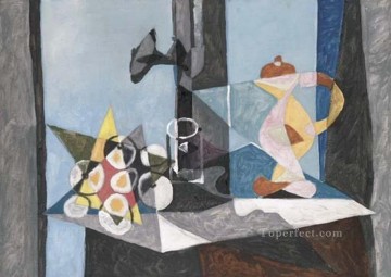 they still say that fish is expensive Painting - Still Life 4 1941 cubist Pablo Picasso